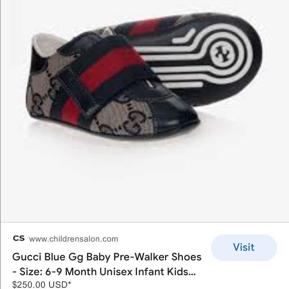 Gucci Baby Shoes
